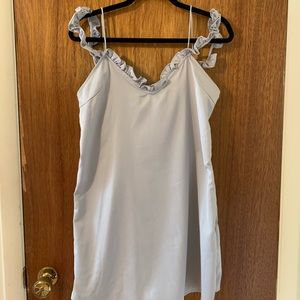 metallic/shimmery mini dress